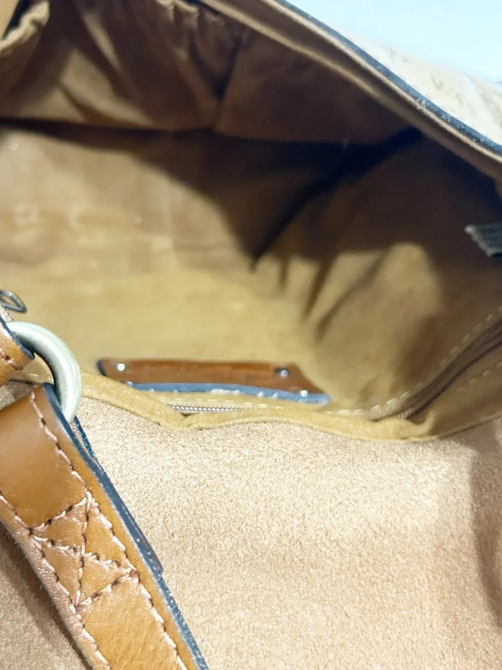 Patricia Nash Lucia European Map Crossbody Shoulder Bag Leather Vintage Style - Picture 12 of 16